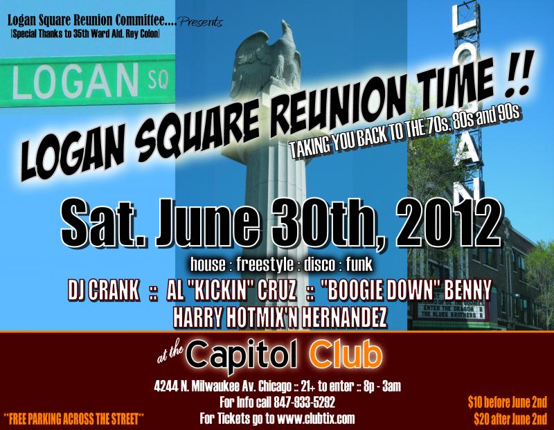 LOGAN SQUARE REUNION SATURDAY JUNE 30TH, 2012